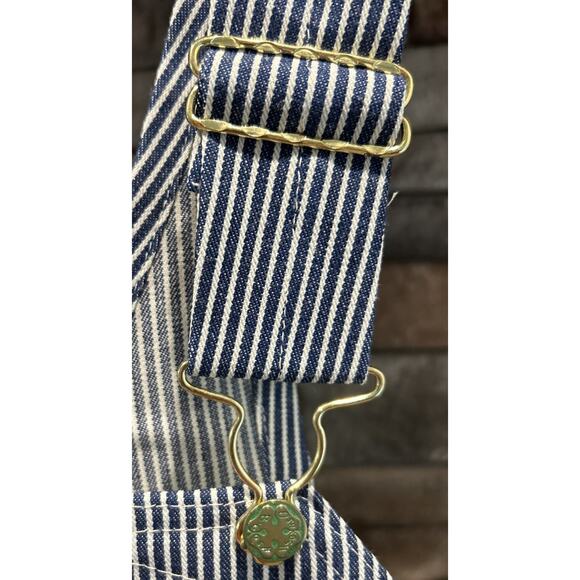 Mens Vtg OSH KOSH B’GOSH Vestbak Railroad Stripe Union Made Overalls 46x29 * - Picture 3 of 9